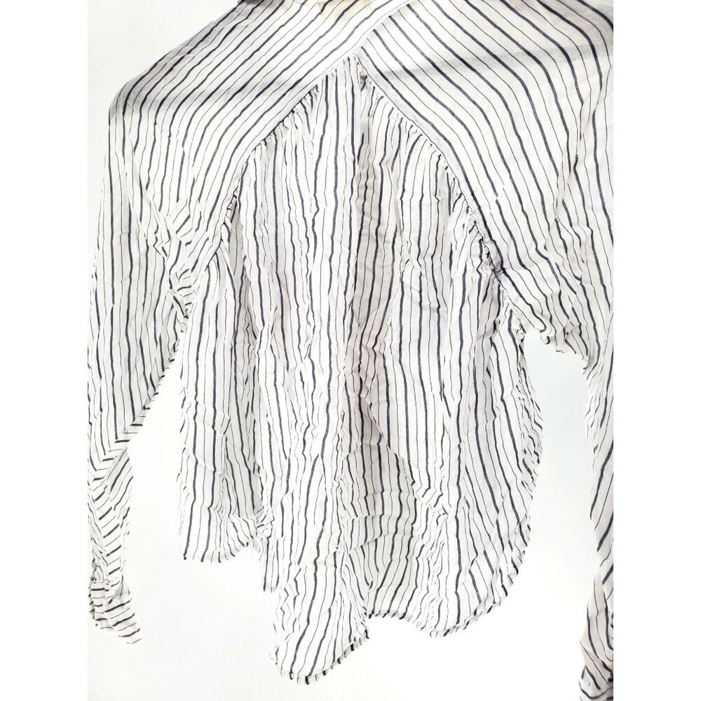 Silence + Noise Sm Charlie Striped Button-Down Sh… - image 6